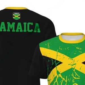 Jamaica Flag 3D Print T-Shirts