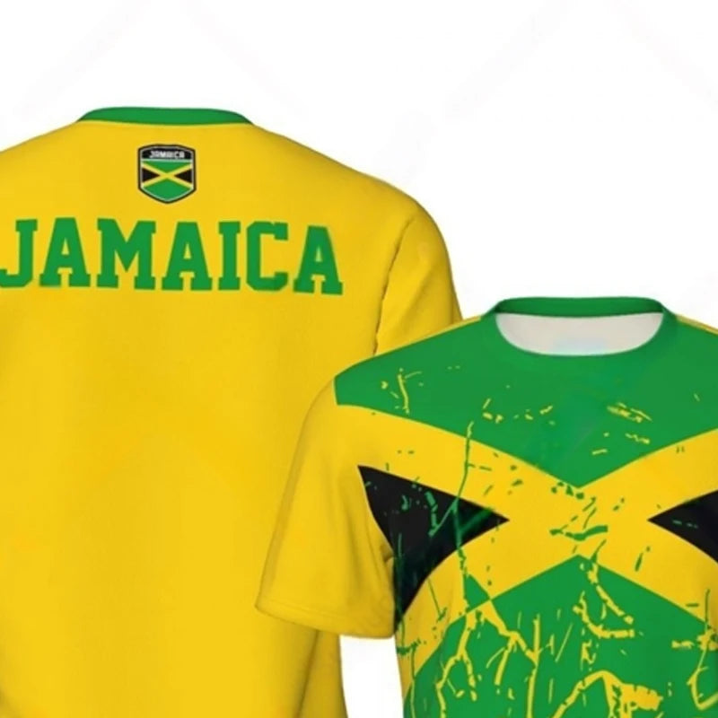Jamaica Flag 3D Print T-Shirts