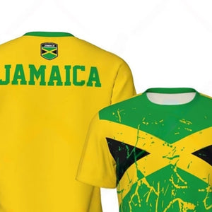 Jamaica Flag 3D Print T-Shirts
