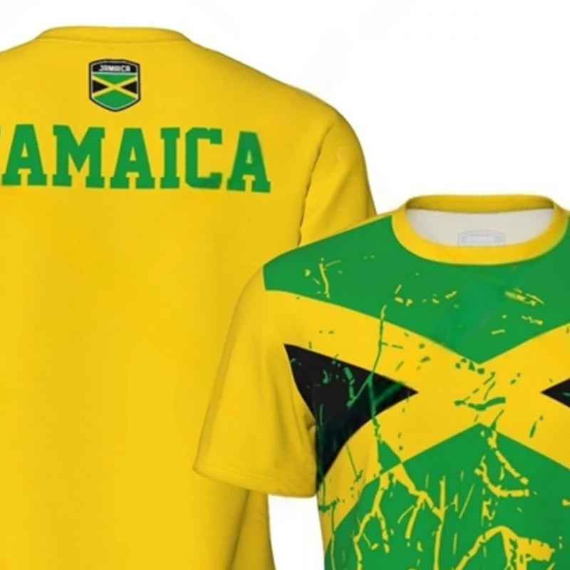 Jamaica Flag 3D Print T-Shirts