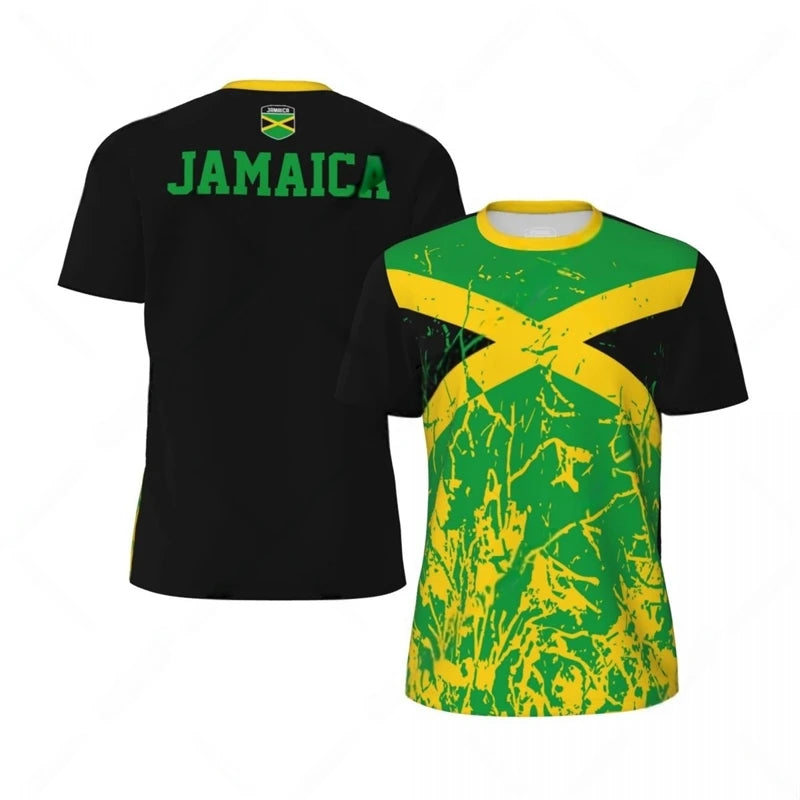 Jamaica Flag 3D Print T-Shirts