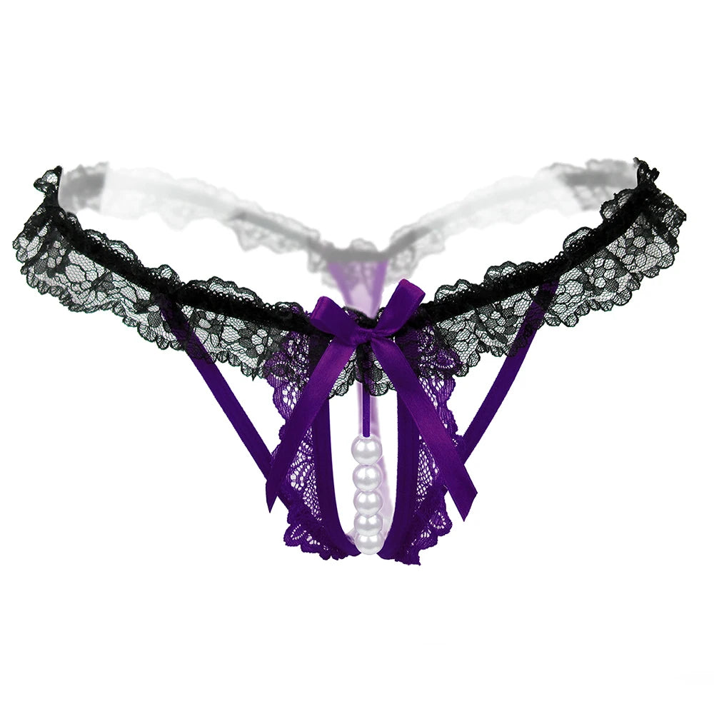 Sexy Erotic Pearl G-string Thong Panties