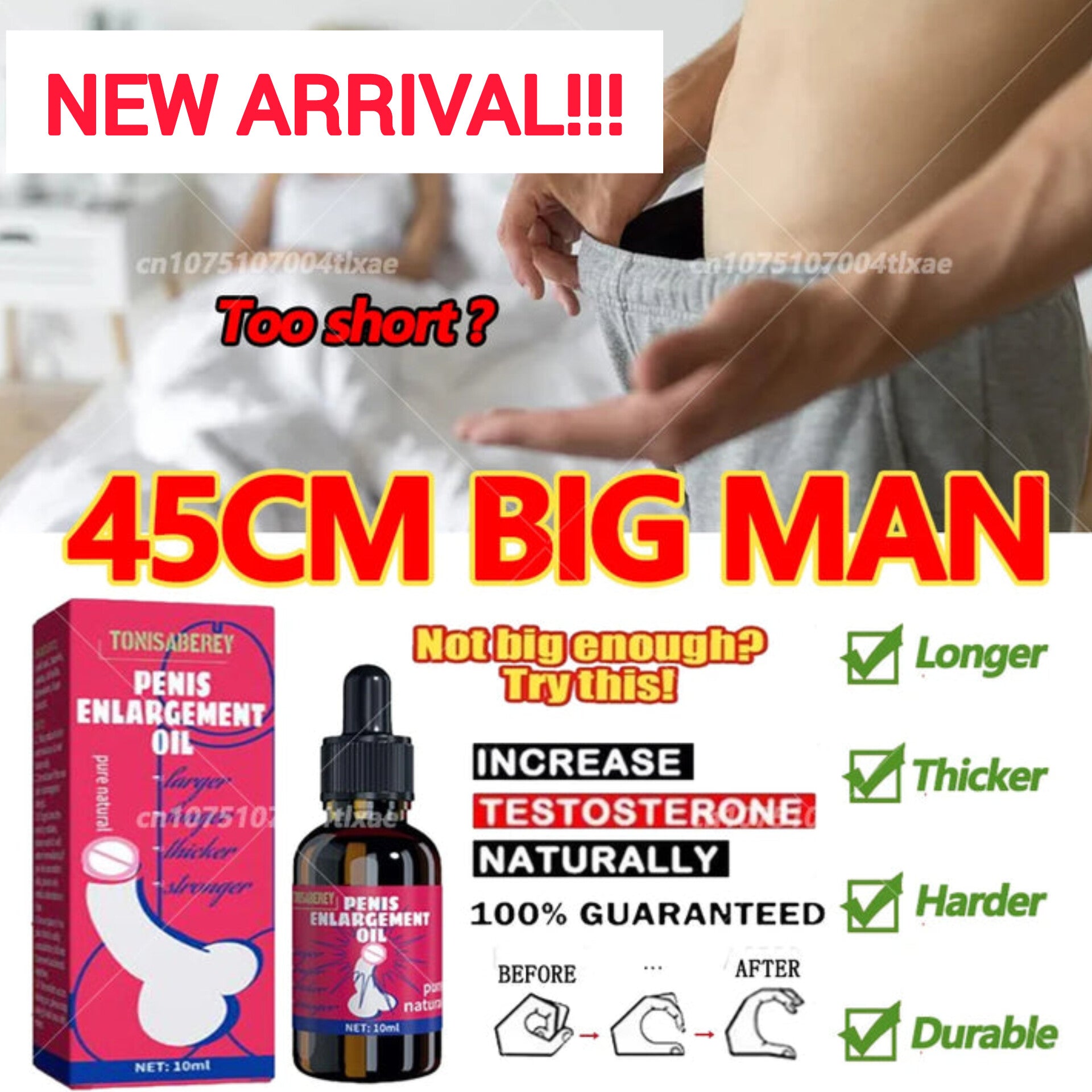 Pure Natural Massage Essential Oil For Man