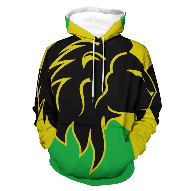Jamaica Flag 3D Print Hoodie