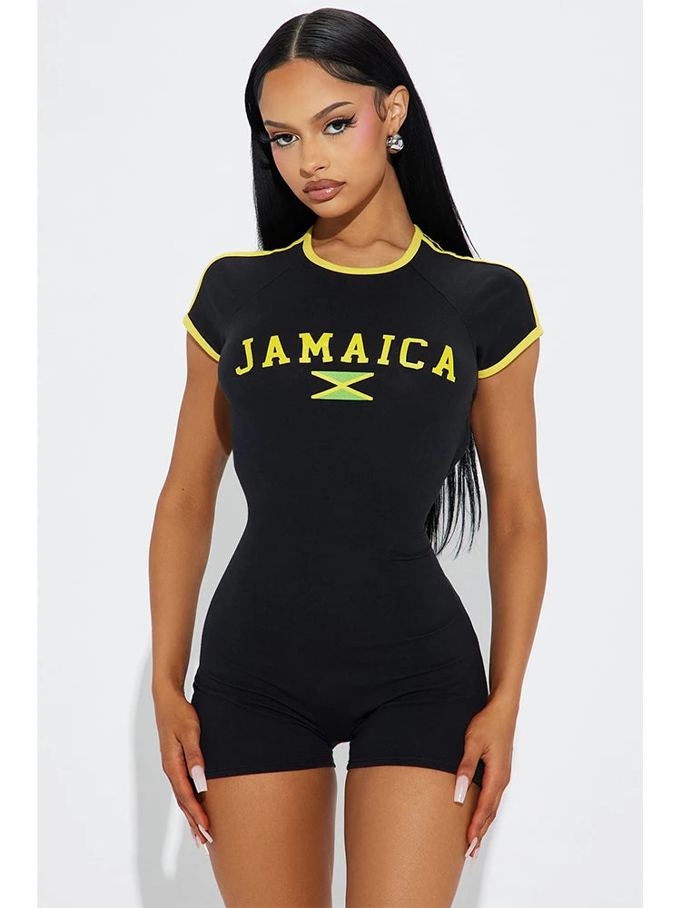 Jamaica Flag Sporty Jumpsuit