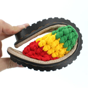 Rasta Jamaica Unisex Hand-made Crocheted Slippers