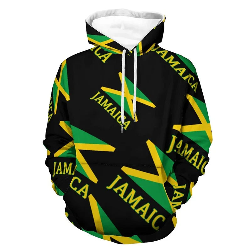 Jamaica Flag 3D Print Hoodie