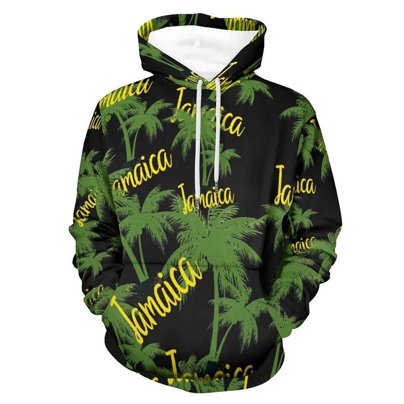 Jamaica Flag 3D Print Hoodie