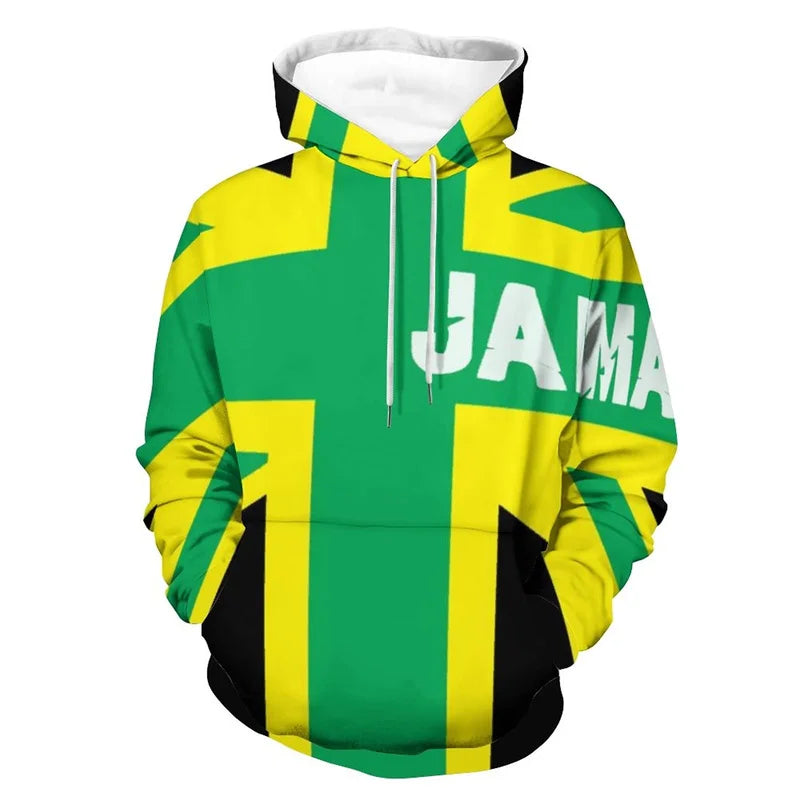 Jamaica Flag 3D Print Hoodie