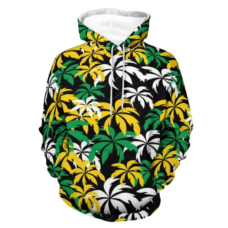 Jamaica Flag 3D Print Hoodie