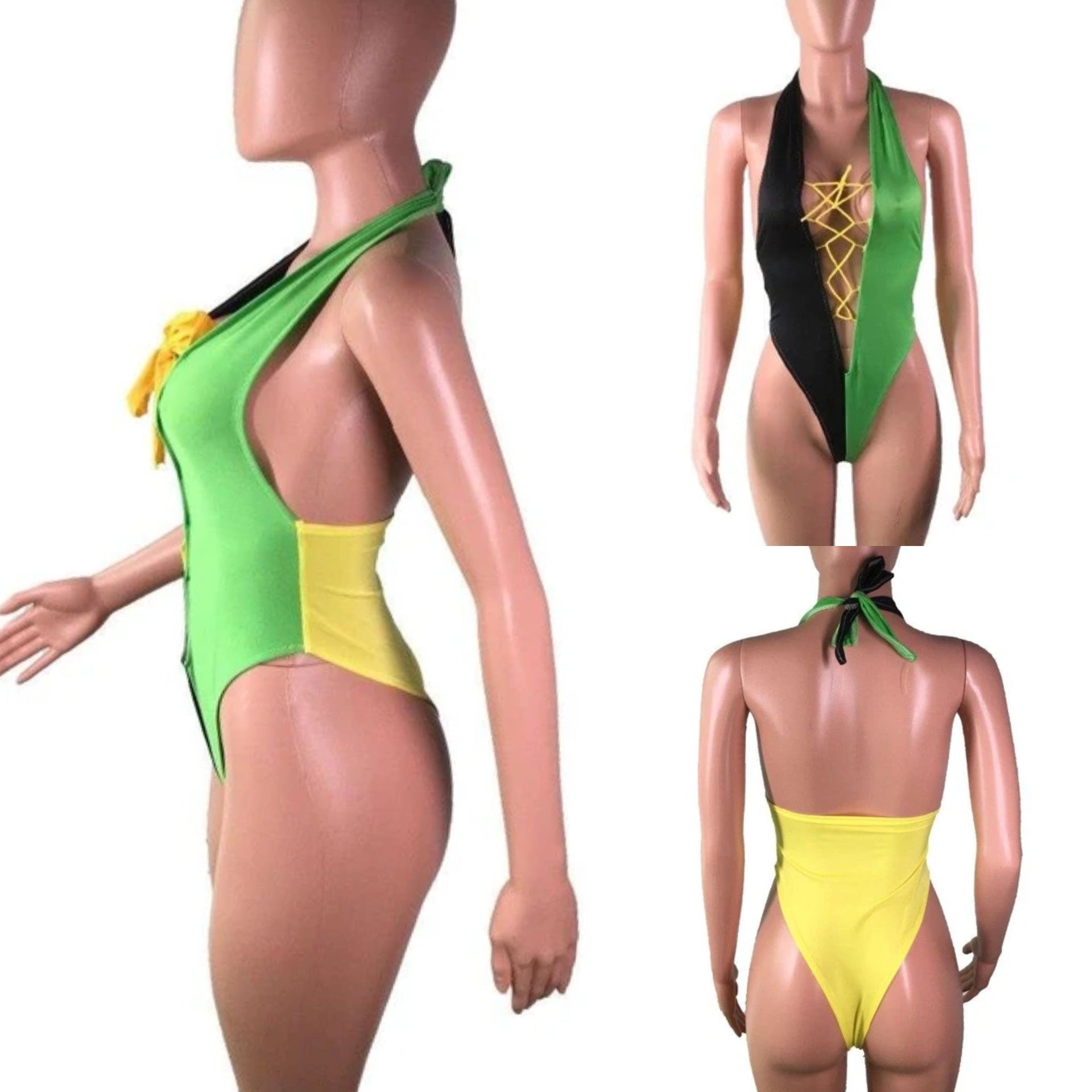 Jamaica Color One Piece Swimsuit