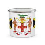 Jamaica Coat Of Arms Enamel Mug