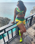 Jamaica Flag Sports bra
