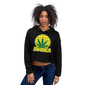 Jamaica Weed Leaf Crop Hoodie