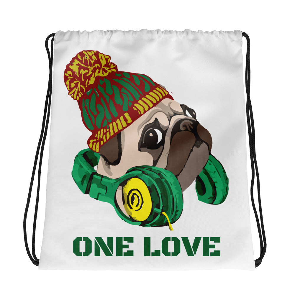 One Love Drawstring bag