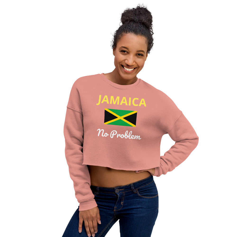 Jamaica No Problem Crop Sweatshirt