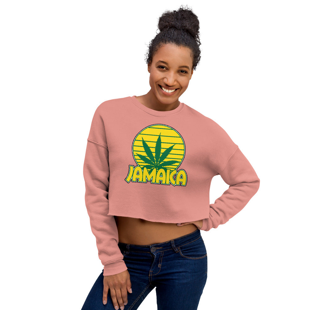 Jamaica Weed Leaf Crop Sweatshirt