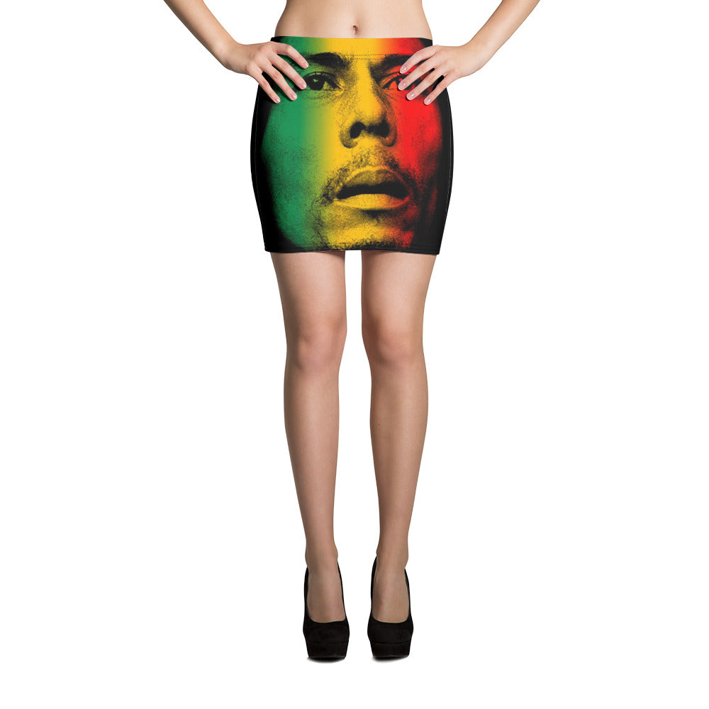 Bob Marley Rasta Mini Skirt