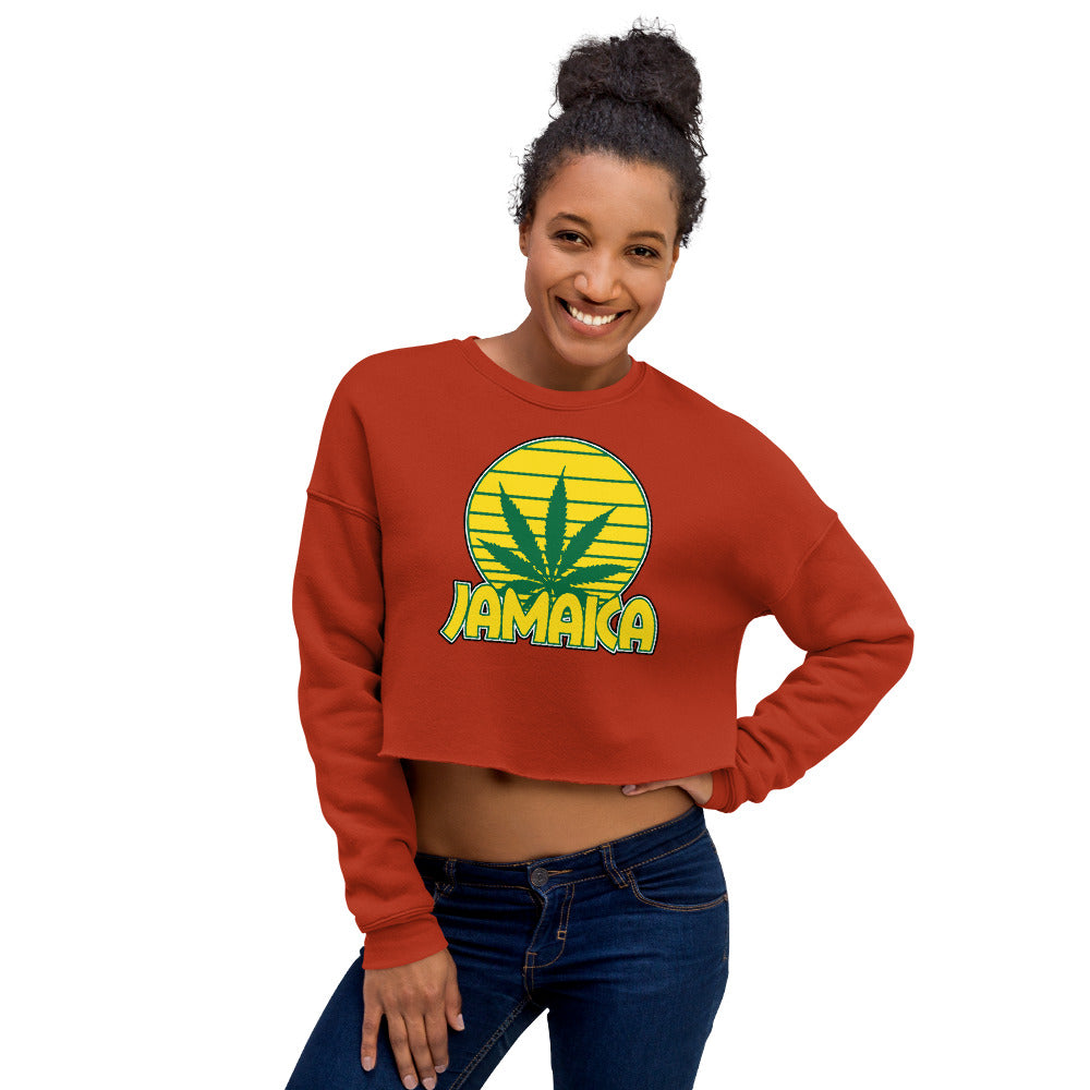 Jamaica Weed Leaf Crop Sweatshirt