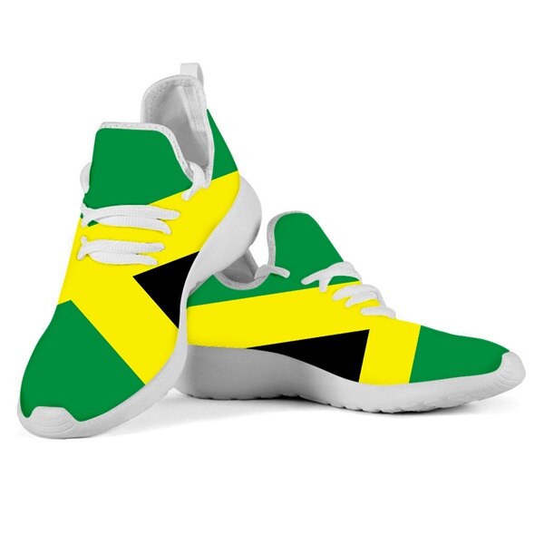 Jamaica Flag Breathable Lightweight Sneakers