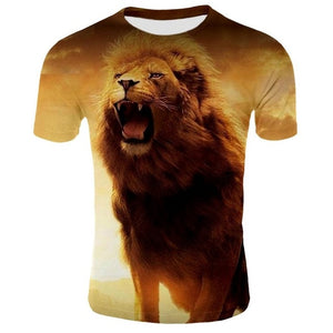 Rasta Lion King 3D Print T-Shirt