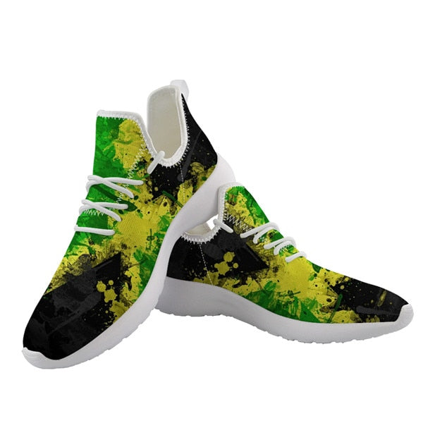 Jamaica Flag 3D Lightweight Sneakers