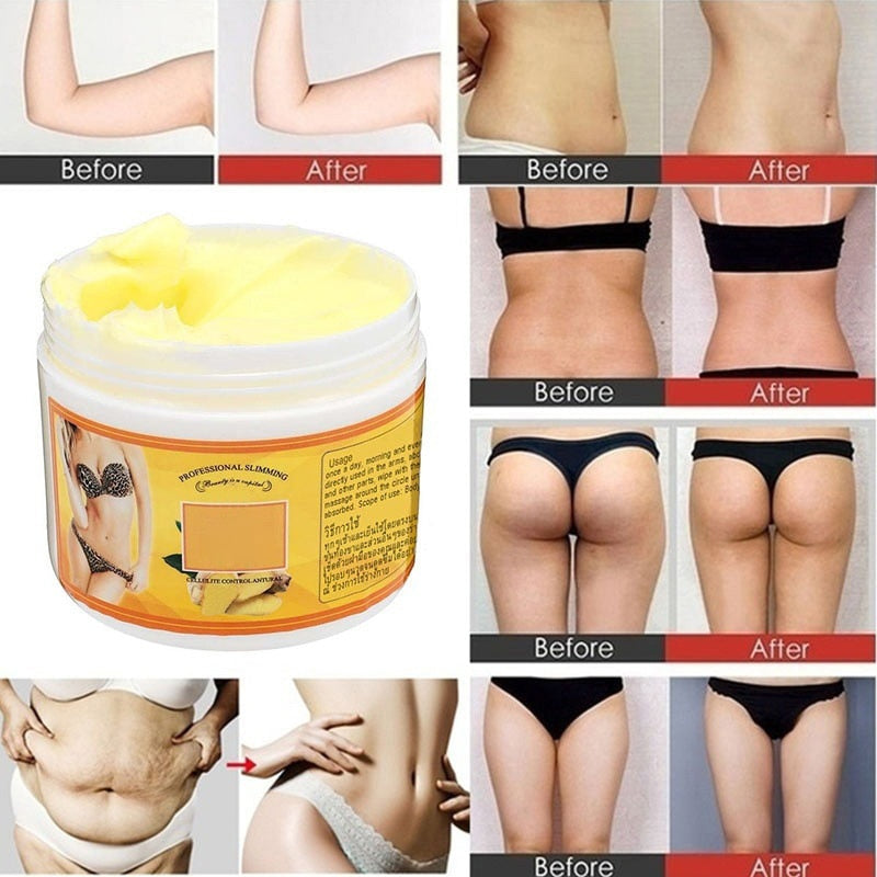 Ginger Fat Burning Anti-cellulite Weight Loss Massaging Cream