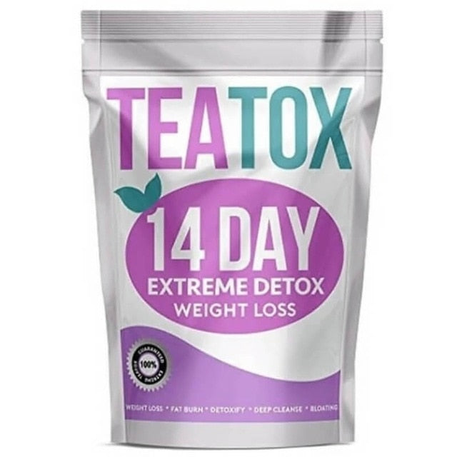 Detox Tea Colon Cleanse Fat Burn & Weight Loss