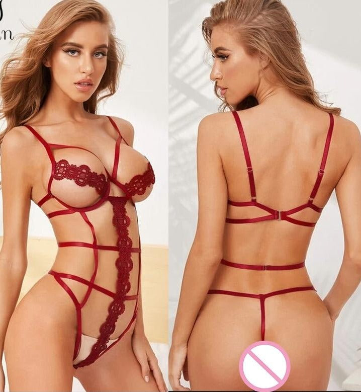 Harness Lace See through Lingerie