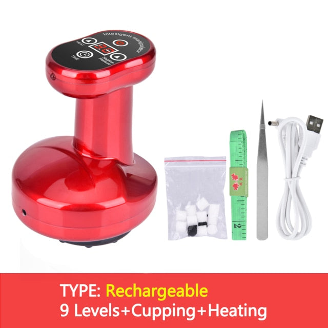 Electric Anti Cellulite Vacuum Suction Cup Massager
