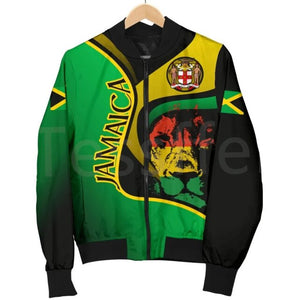 Jamaica Flag Unisex Bomber Jacket