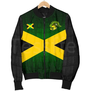 Jamaica Flag Unisex Bomber Jacket