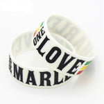 One Love BOB Marley Silicone Wristband