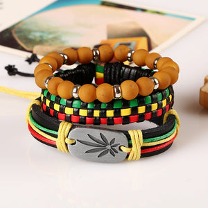 Rasta Handmade Bracelet Set
