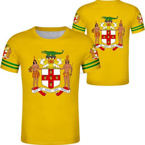 Jamaica Flag Coat Of Arms T-Shirt