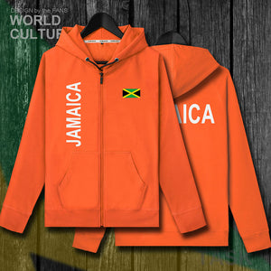 Jamaica Zipper Hooded Sweatshirt
