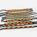 10pcs Mixed Rasta Bracelet Set